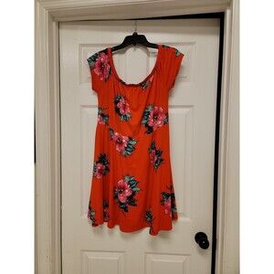 Charlotte Russe Floral Print Dress 1X Empire Waist